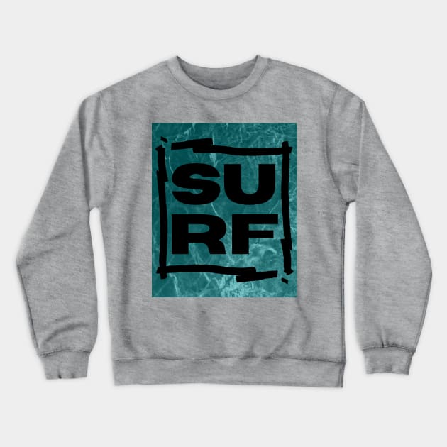 Rough ocean surf Crewneck Sweatshirt by 4ntler